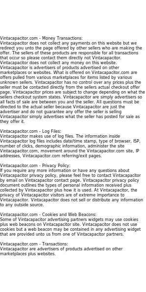 vintacapacitor privacy