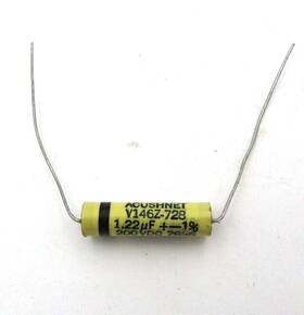 Acushnet V146z-728 Acu-cap 1.22uf 200v Capacitor - Vintage New Old Stock