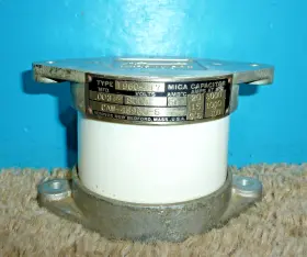 1960-417 Aerovox Ceramic Mica Transmitter Capacitor 300pf 8000v 60 Amps