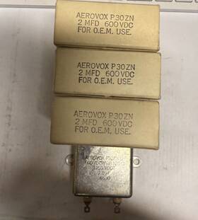 Aerovox 6504 New Lot Of 3 P30zn 600 Vdc In Box