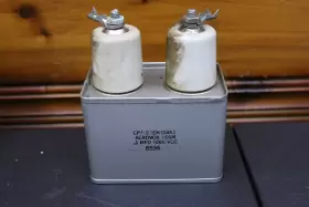 Cp70e1en104k1 Aerovox Vintage Bathtub Oil Capacitor .1uf 5000v P09m Tested Good