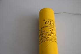 Aerovox Dandee 1880 Avx 16 Uf 600 Vdc Electrolytic Filter Nos Capacitor Tested
