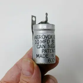 E30a14 Aerovox Vintage Can Capacitor Usa Quality Made