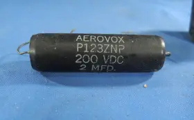 P123znp Aerovox Vintage 2 Mfd 200 V.d.c. Capacitor 200v Dc Free And Fast Ship