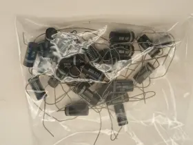 P82927n24 Aerovox 27 Nos Vintage Brown Capacitors .01 Mfd 600 Vdcw