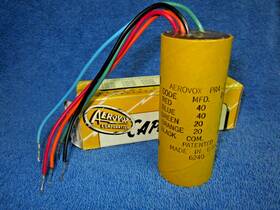 Aerovox Pr4-200 Nos Vintage Electrolytic Capacitor 40-40-20-20 450vdc