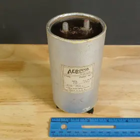 Sgm09 Aerovox Scm09 Vintage 1950s 50 Mfd 475 D.c.w.v. 2.5 Inch Capacitor