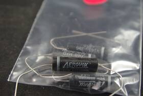 Aerovox V161-396 Four Nos .068 Uf 200 Vdc Audio Tone Guitar Capacitors