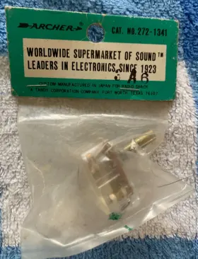 272-1341 Archer Radio Shack Variable Capacitor 365pf 1/4 Inch Shaft Vintage Nos