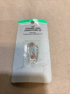 Archer 272-135 Vintage Ceramic Disc Capacitor 2 50wvdc