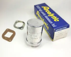 Ctm-1284 Arco / Ldp Vintage Arcolytic Electrolytic Capacitor Nos1500 Mfd. 50v A24 Nib Nos