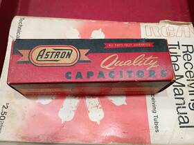 Astron Eyq-2190 Electroltic Capacitor Eyq2190 Fp Style Nos 10/10uf 450v 20/20uf 25v