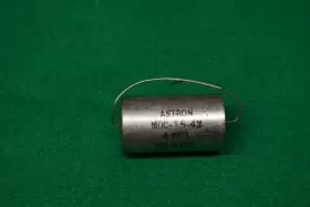 Astron Mqc-15-4mm One Nos 4 Uf 150 Vdc Audio Filter Capacitor Tested