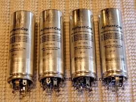 Authenticap Ktl14 Mcintosh Mc275 Amp Twist Lock Capacitor Power Supply Rebuild Kit 550