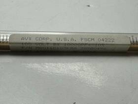 Avx M39014/22-1076 Lot Of 200 Cap Ceramic Capacitors. 100v 10% Ckr22bx103ks