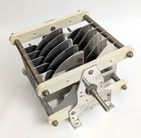 Cx58b Barker & Williamson B&w Butterfly Capacitor 2x 58pf / 12kv - Beautiful Museum Quality Model
