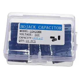 50voltage Bojack Bj-1020 10x20mm 470uf 50v 470mfd 20% Aluminum Electrolytic