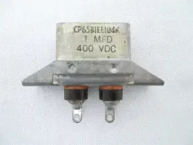 Cp65b1ee104k C-d .1uf 400v Nos Cornell Dubilier Pio Bathtub Capacitor .1 Mf 400 Volt