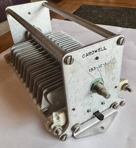 Cardwell 153-12-1 Air Variable Capacitor 31-151 Pf .175 Inch Gap