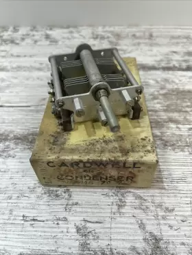 Mr-70-bd Cardwell Variable Condenser With Template
