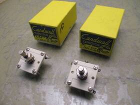 Cardwell Pl-6076 Lot Of 2 Capacitor Pl6076 Er-6-bf/s Ham Radio 5 B-9.25