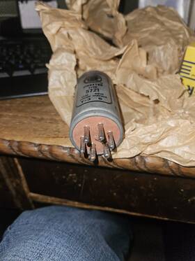 Cde 5721 Vintage Nos Cornell Dubilier Vibrator Type 6 Volt Pin #2