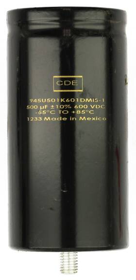 Cde 945u501k601dmis-1 Capacitor