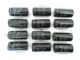 Pkm-6p68 Cde Cornell Dubilier 12 .68uf 600v Nos Pkm 6p68 Black Cat Capacitor .68 Mfd 600 Volt
