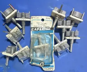 A1-226 Ce Electronics 100pf Air Variable Precision Tuning Capacitors Lot
