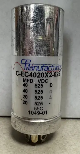 C-ec-4020x2-525 Ce Manufacturing Can Capacitor 40/40/20/20 525vdc