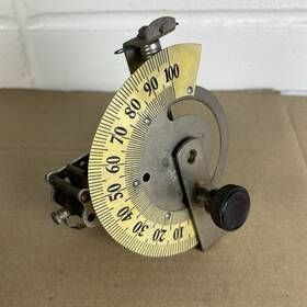 Centraline 12-368pf Vtg Used Pilot Usa Air Variable Capacitor W Dial Panel For Radio Tuner