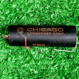 1905-bmhc Chicago Condenser Corp. Vtg Capacitor .25uf 600vdc Guitar Tone Tube Amp Audio