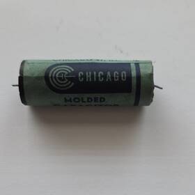 Chicago Condenser Corp. Mt-6100 Corp. Molded Capacitor Mt 6100 .10 600v Vintage