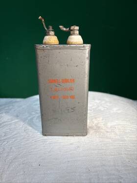 Cornell Dubilier 10040-g Cornell-dubilier 4 Mfd 1000 Vdc High Voltage Capacitor #2