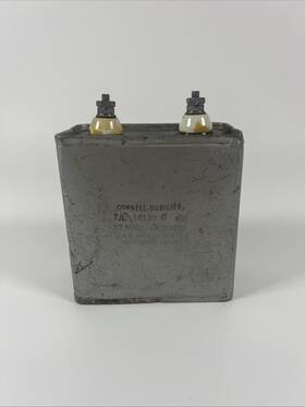 Cornell Dubilier 10120 Vintage Cornell-dubilier Capacitor Tjl Used