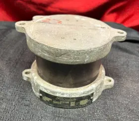 2366a Cornell Dubilier Vintage Cornell-dubilier Faradon Mica Capacitor Uc .002uf Pyrex Glass