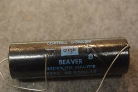 Cornell Dubilier 5000 15 5000uf Vdc Audio Receiver Electrolytic Filter Nos Capacitor