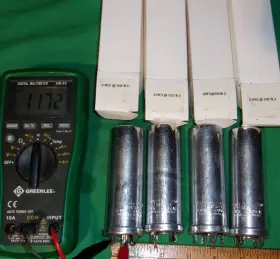 5910-552-1210 Cornell Dubilier 4 Nos 8uf 500vdc Can Electrolytic Cap Same Codes 9/63