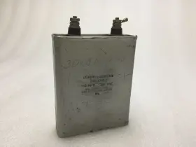 6100g Cornell Dubilier Vintage Oil-filled Capacitor Tju 10 Mfd 600 Vdc