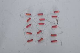 Cornell Dubilier 64b21-1 Nos .001 Uf 400v Treble Bleed Capacitor Lot Of 15 Nice