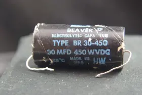 Br-30-450 Cornell Dubilier 30 Uf 450 Vdc Electrolytic Filter Capacitor Tested