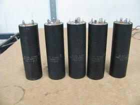 Cornell Dubilier C581-135 Five General Instruments Capacitors Unused Untested