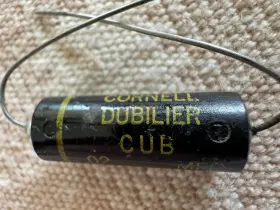 Cdcub.02 Cornell Dubilier Nos Vintage .02 Uf 600v Cub Oil Capacitor Pio New Old Stock - 1