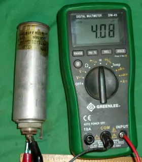 Cp41b1ff405k Cornell Dubilier Big Heavy Can Electrolytic Cap 4uf 600vdc