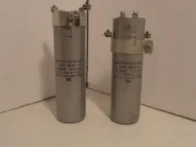 Dd0787a Cornell Dubilier Crg 3040-1 Can Electrolytic Caps-2 4mfd 330vac Used Tested Good
