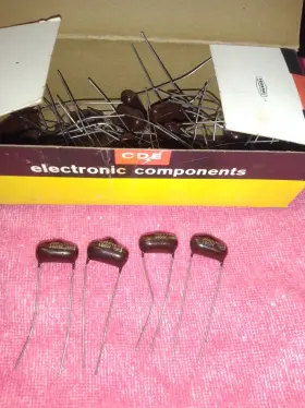 Dpms16d2 Cornell Dubilier 4 .002uf 1600v 10% Mylar Capacitors Cde /cornell F/ham Radio / Audio