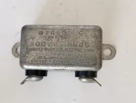 Dyr6025g Cornell-dubilier Vtg Bathtub Style Oil Capacitor .25 Mfd 600 Vdc Nbjs Tested