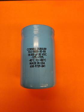 Cornell Dubilier Fas18000-50-bb Fas 18000-50-bb 18000uf 50vdc Capacitor 658-9729-841 Made In Us