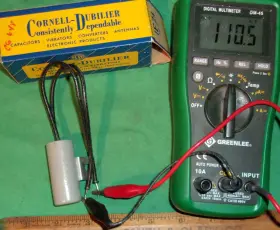 If-24 Cornell Dubilier .1uf Flange-mount Line Filter Capacitor Type 110vac/dc