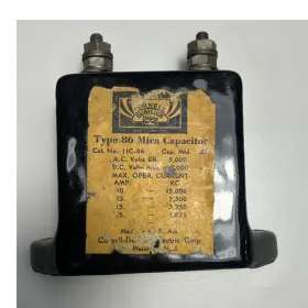 Iic-86 Cornell-dubilier Type 86 Mica Capacitor 5 000 Vdc Mpn